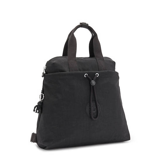 Torebki Kipling Goyo Medium Backpack Tote Czarne | PL 1945EB